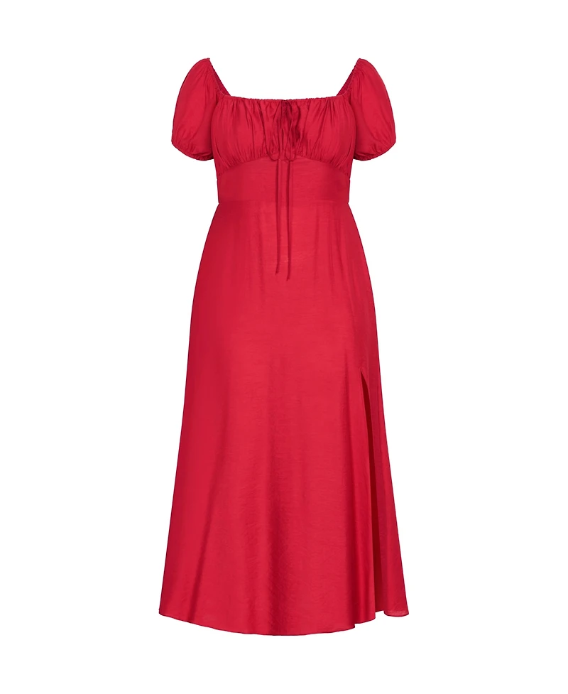 City Chic Women's Abbigail Split Maxi Dress