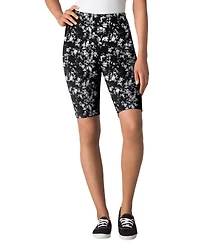 Woman Within Plus Stretch Cotton Bike Short