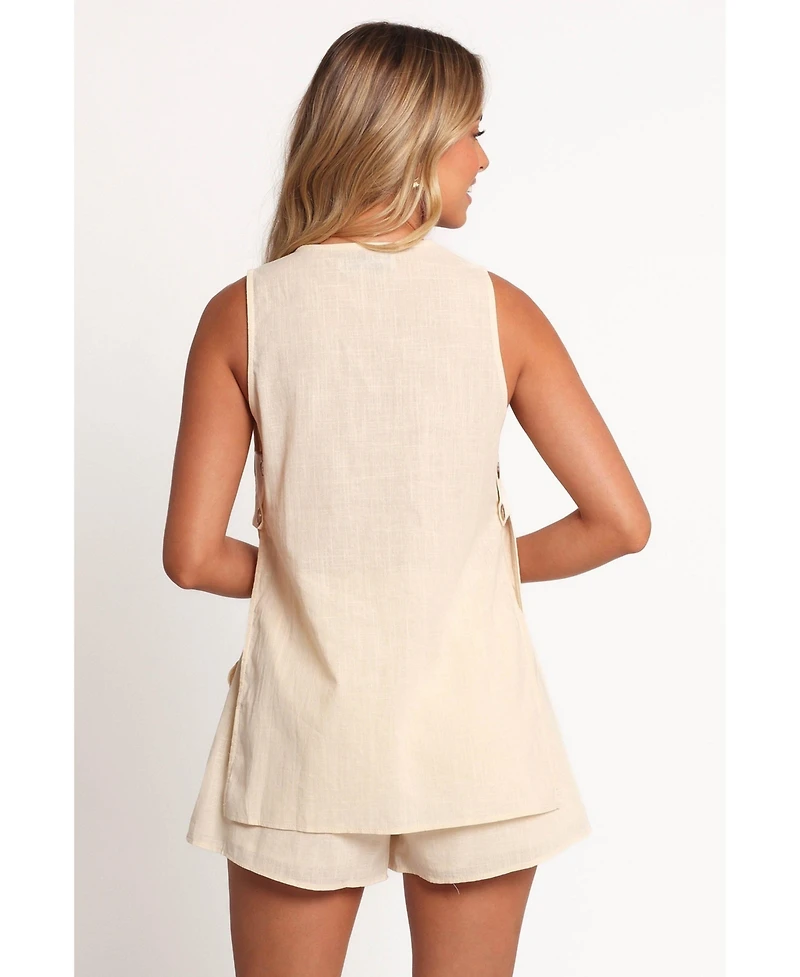 Petal and Pup Women's Miller Short Set - Butter Yellow