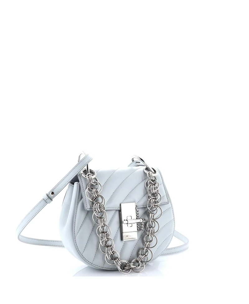 Pre-Owned Chloe Small Drew Bijou Crossbody Bag Quilted Leather