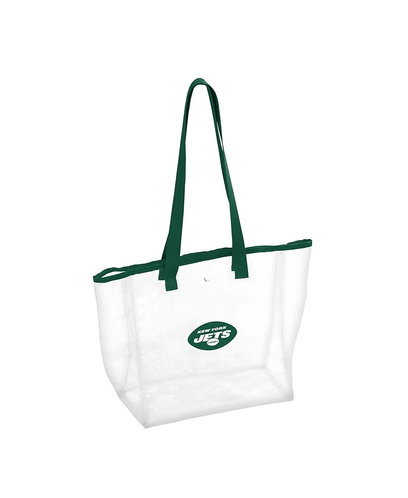 Logo Brands New York Jets Stadium Clear Tote Bag