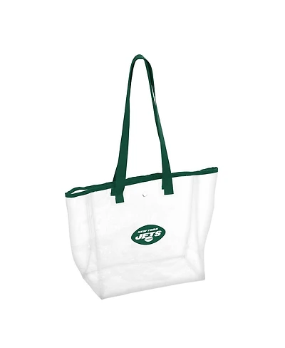 Logo Brands New York Jets Stadium Clear Tote Bag