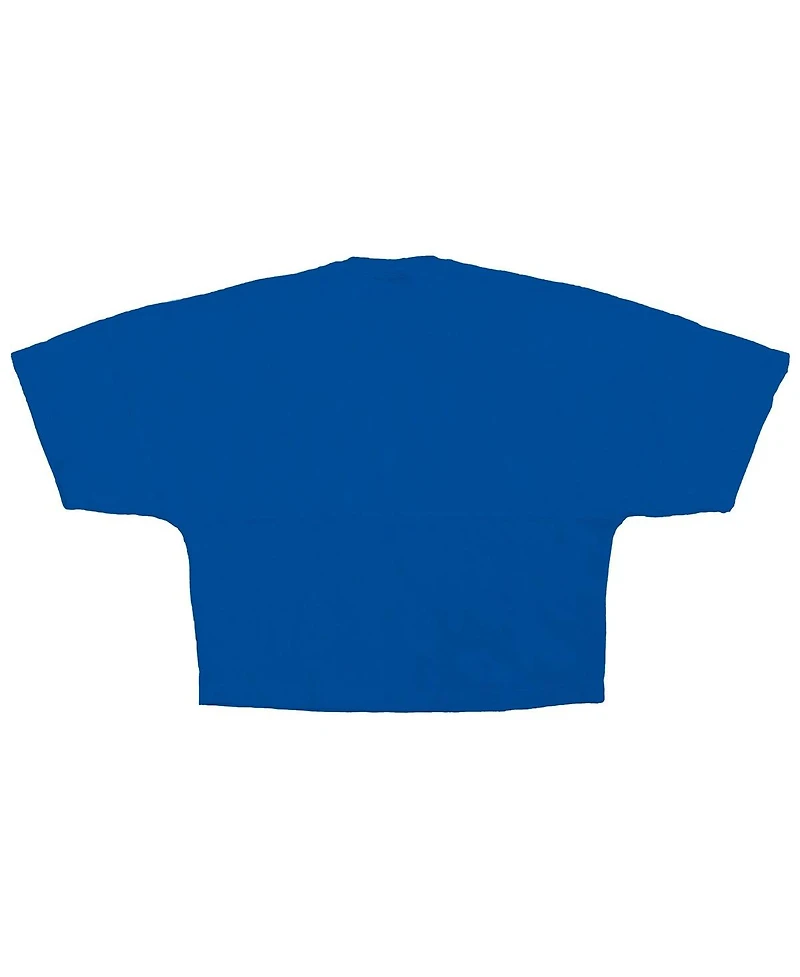 Fanatics Women's Royal New York Mets Skyline Crop T-Shirt