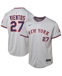 Nike Big Boys and Girls Mark Vientos Gray New York Mets Road Limited Jersey