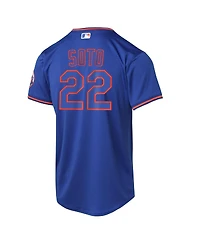 Nike Big Boys and Girls Juan Soto Royal New York Mets Alternate 2 Limited Jersey