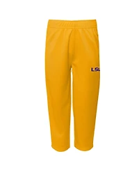 Outerstuff Toddler 2-Piece Purple/Gold Lsu Tigers Red Zone Two-Piece V-Neck Top and Pants Set