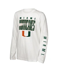 Outerstuff Preschool Miami Hurricanes Mix 3-in-1 Combo T-Shirt Set