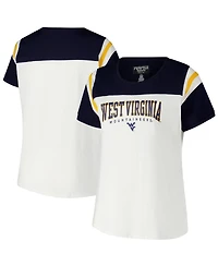 Fanatics Women's White West Virginia Mountaineers Plus Winning Gear T-Shirt