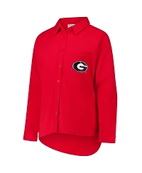 Fanatics Women's Red Georgia Bulldogs Plus Button-Up Shacket