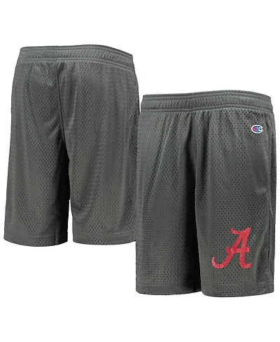 Champion Big Boys and Girls Charcoal Alabama Crimson Tide Classic Mesh Shorts