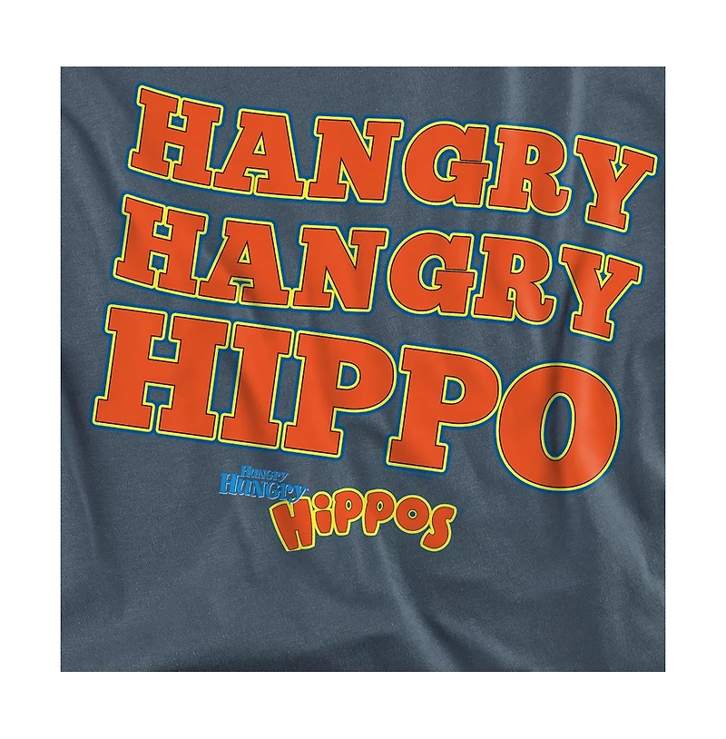 Logovision Men's Hungry Hippos The are Hangry T Shirt