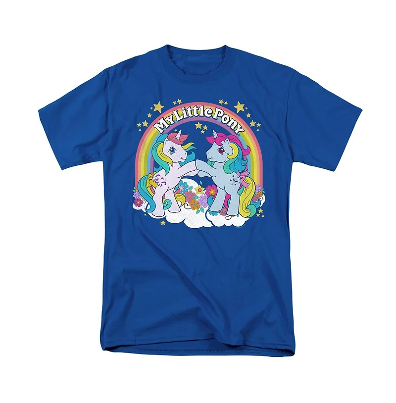 Logovision Men's My Little Pony Retro Unicorn Fist Bump T Shirt
