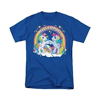 Logovision Men's My Little Pony Retro Unicorn Fist Bump T Shirt