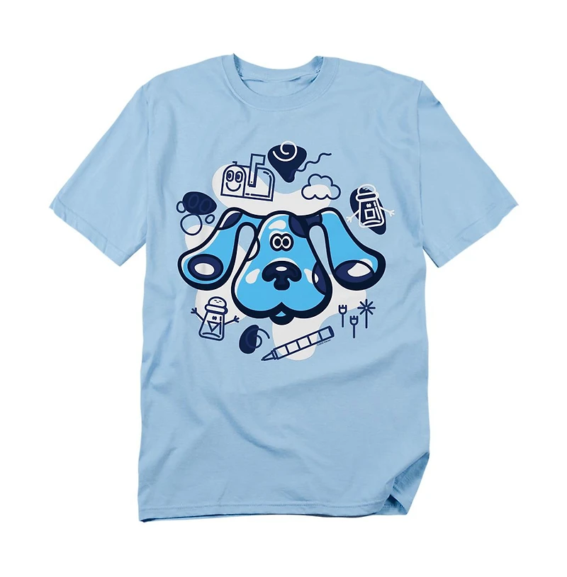 Logovision Men's Blue's Clues And Friends T Shirt