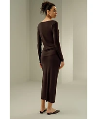 Lilysilk Women's Scoop-Neck Pure Silk Slim Fit Top