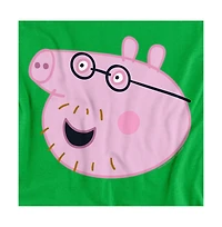 Logovision Men's Peppa Pig Daddy Face T Shirt