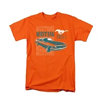 Logovision Men's Ford Mustang Mach 1 Repeat T Shirt