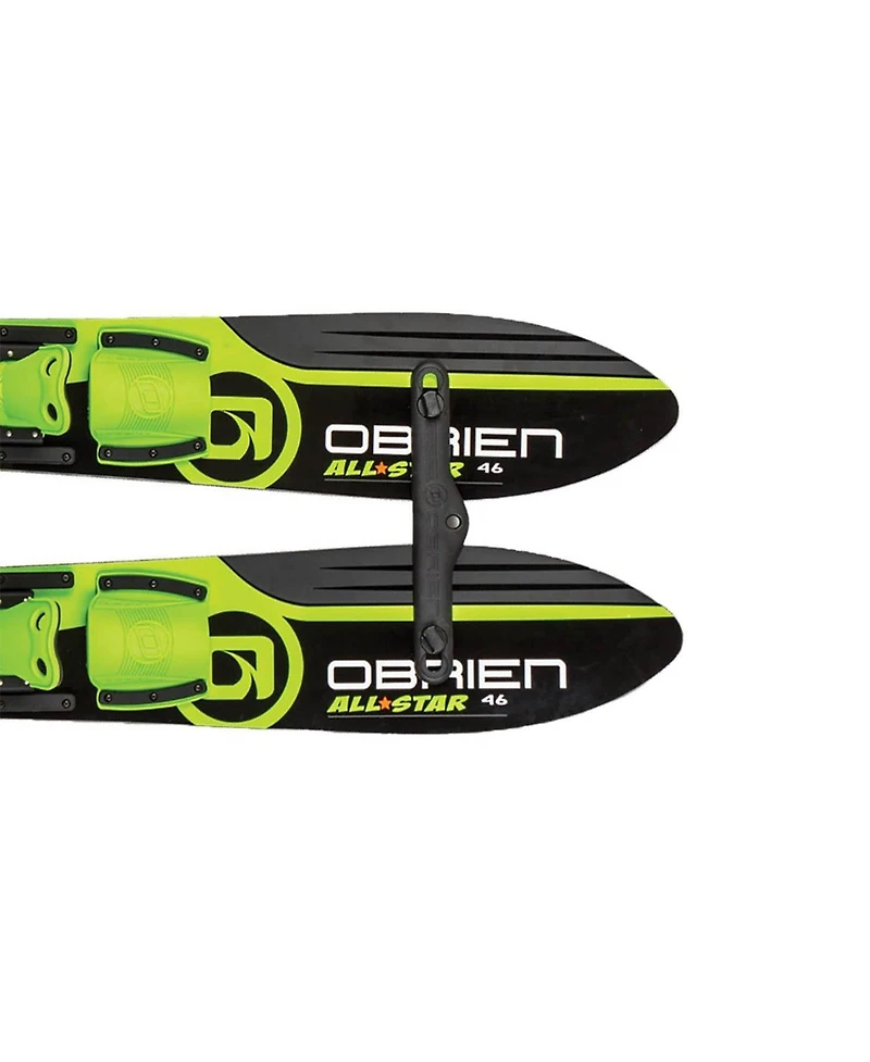 OBrien 46 Inch Children All Star Trainer Kids Combo Waterskis w/ Trainer Rope