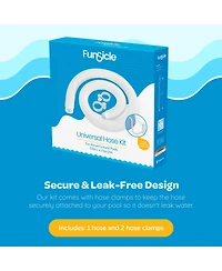 Funsicle 59"x1.5" Universal Replacement Hose Kit for Above Ground Swimming Pool