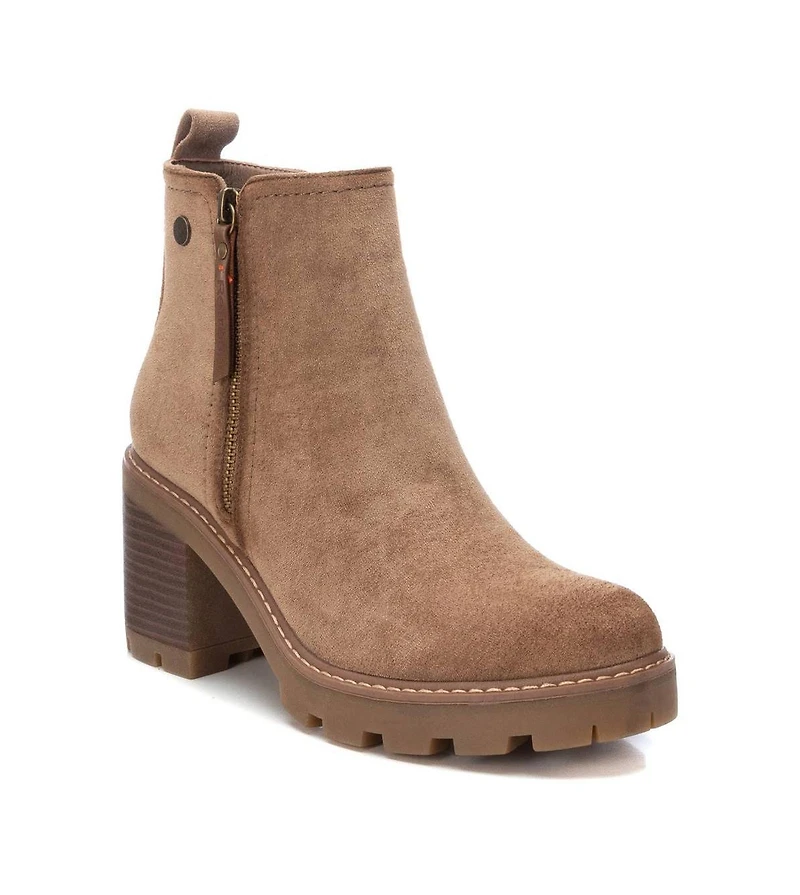 Women's Suede Ankle Booties Refresh Collection By Xti