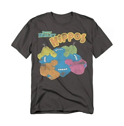 Logovision Men's Hungry Hippos Time to Play T Shirt