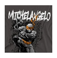 Logovision Men's Classic Tmnt Teenage Mutant Ninja Turtles T Shirt