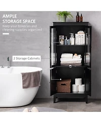 Slickblue Wall-Mounted Bathroom Cabinet with Mirror and Storage for Toiletries