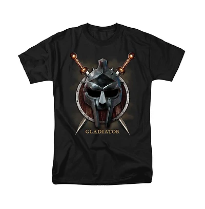 Logovision Men's Gladiator Maximus Helmet T Shirt