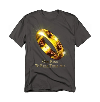 Logovision Men's The Lord of Rings One Ring to Rule Them All T Shirt