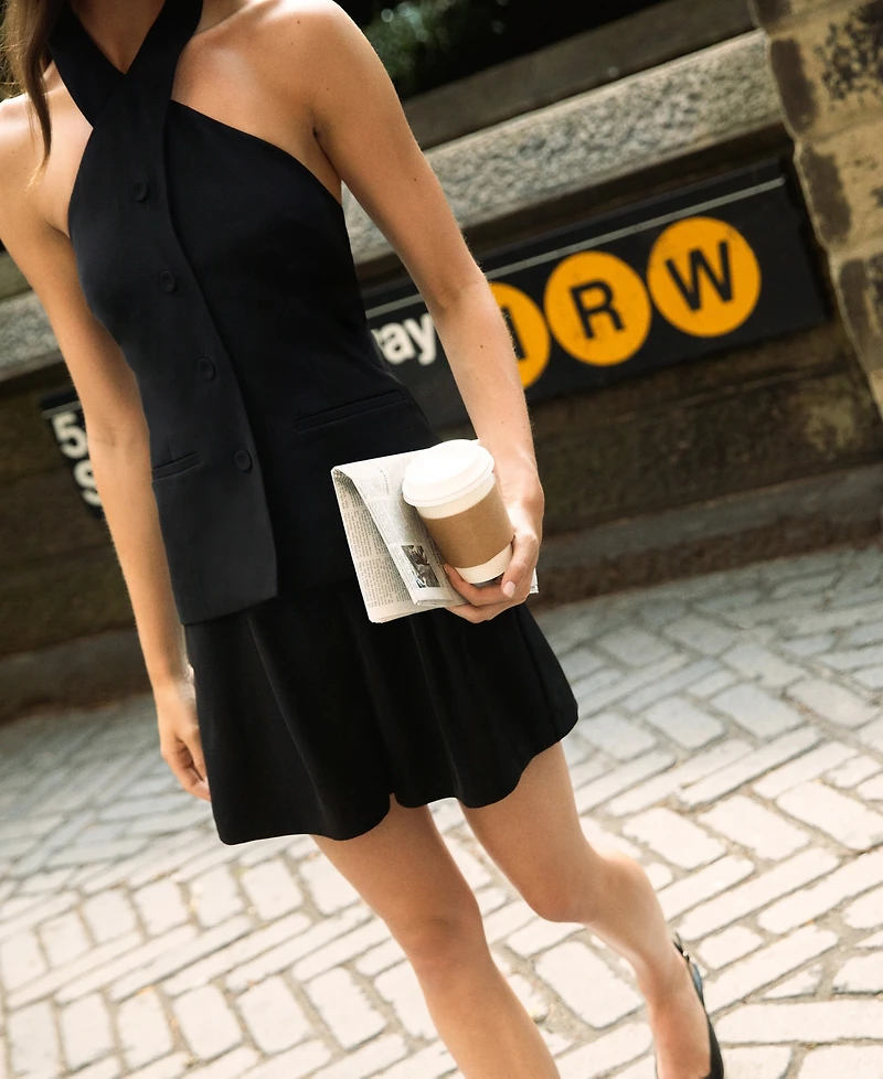 French Connection Women's Harry Crisscross-Neck Vest