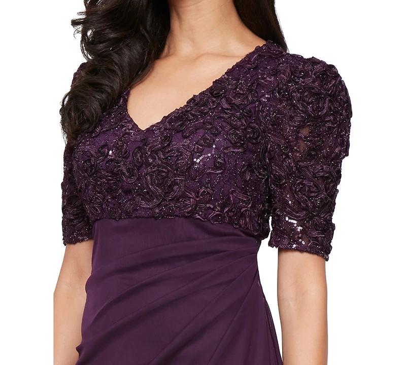 Alex Evenings Petite Empire Waist Dress