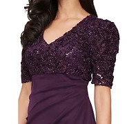 Alex Evenings Petite Empire Waist Dress