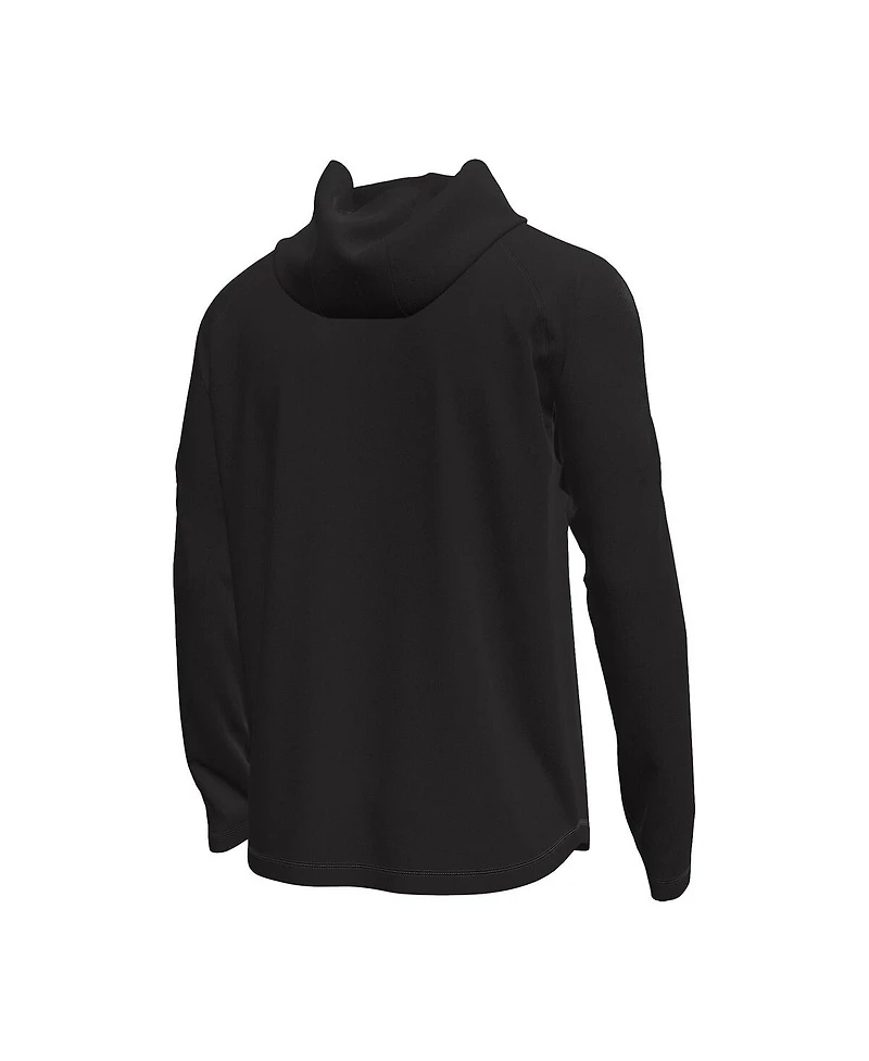 Under Armour Men's Wisconsin Badgers Tech Stretch Long-Sleeve Hooded T-Shirt