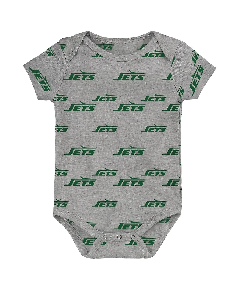 Outerstuff Newborn 3-Piece New York Jets Little Tike Bodysuit Set