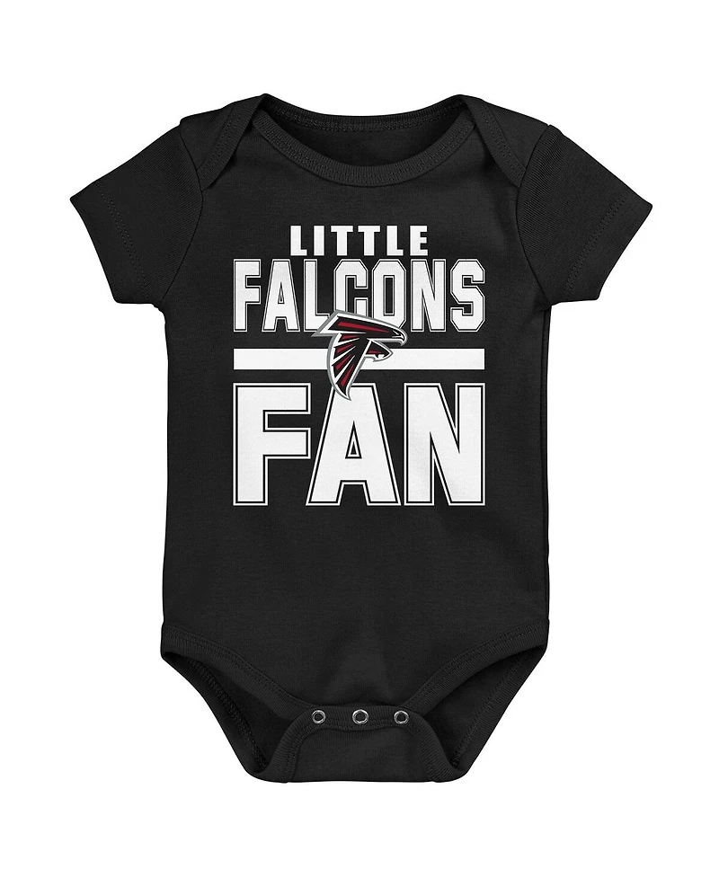 Outerstuff Newborn 3-Piece Atlanta Falcons Little Tike Bodysuit Set