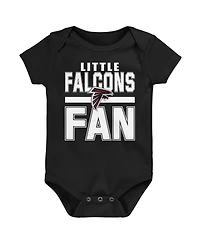 Outerstuff Newborn 3-Piece Atlanta Falcons Little Tike Bodysuit Set