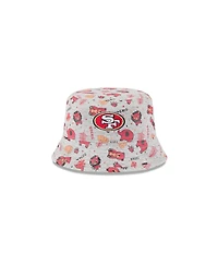New Era Baby Boys and Girls Gray San Francisco 49ers Animal Bucket Hat
