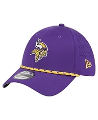New Era Men's Purple Minnesota Vikings Perforated 39THIRTY Flex Hat