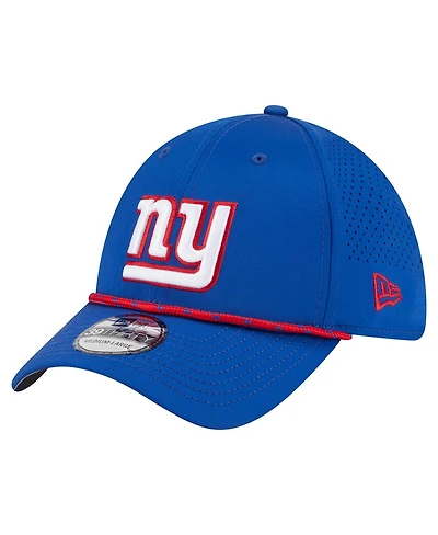 New Era Men's Royal York Giants Perforated 39THIRTY Flex Hat