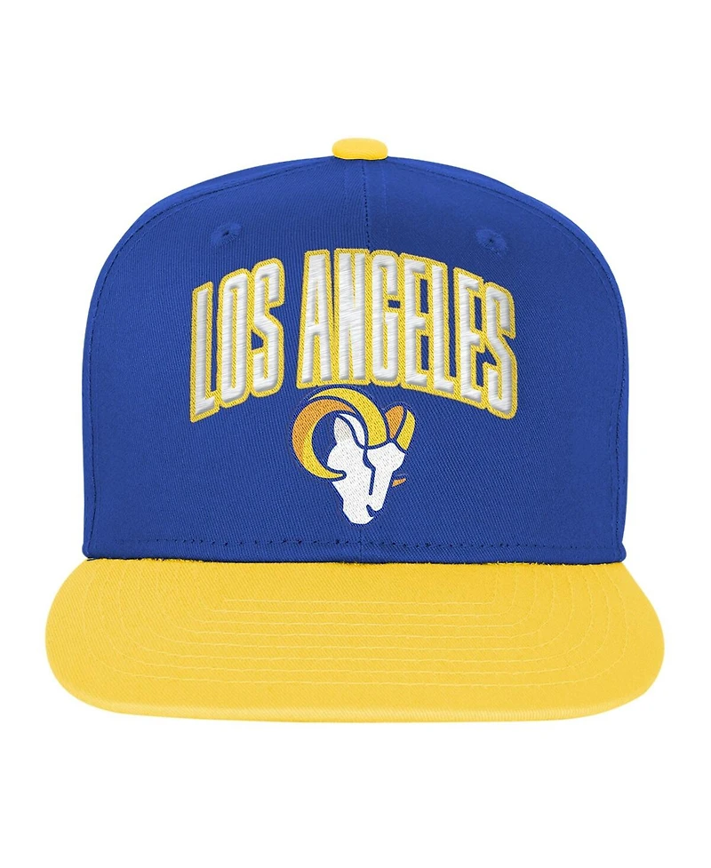 Outerstuff Big Boys and Girls Royal Los Angeles Rams Essentials Adjustable Hat