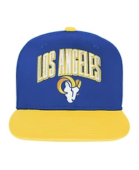 Outerstuff Big Boys and Girls Royal Los Angeles Rams Essentials Adjustable Hat