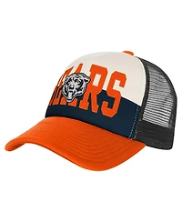 Outerstuff Big Boys and Girls White/Orange Miami Dolphins Modern Fan Trucker Adjustable Hat