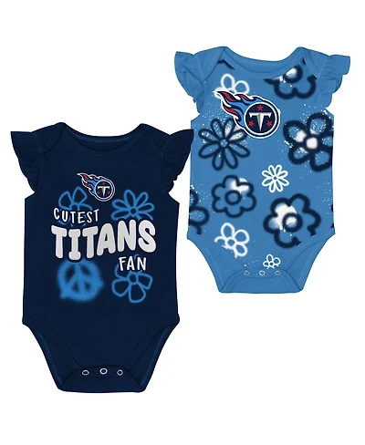 Outerstuff Baby Girls 2-Piece Tennessee Titans The Sunshine Bodysuit Set