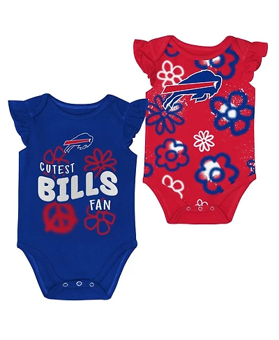 Outerstuff Baby Girls 2-Piece Buffalo Bills The Sunshine Bodysuit Set