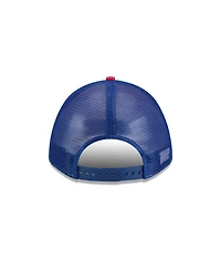 New Era Men's Red New York Giants Linear A-Frame 9FORTY Adjustable Hat