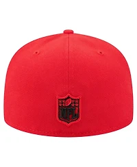 New Era Men's Red Kansas City Chiefs Oversized 59FIFTY Fitted Hat