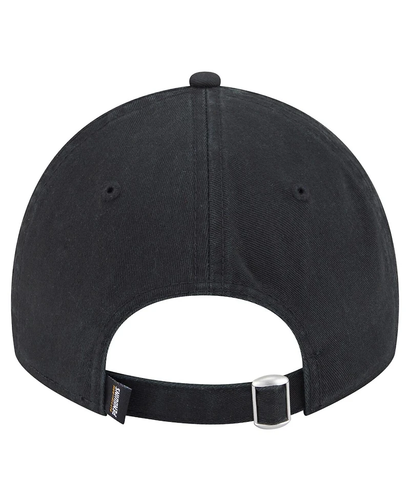New Era Men's Black Pittsburgh Penguins Deceptor 9TWENTY Adjustable Hat
