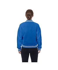 New Era Women's Royal Buffalo Bills Throwback Fleece Full-Snap Jacket