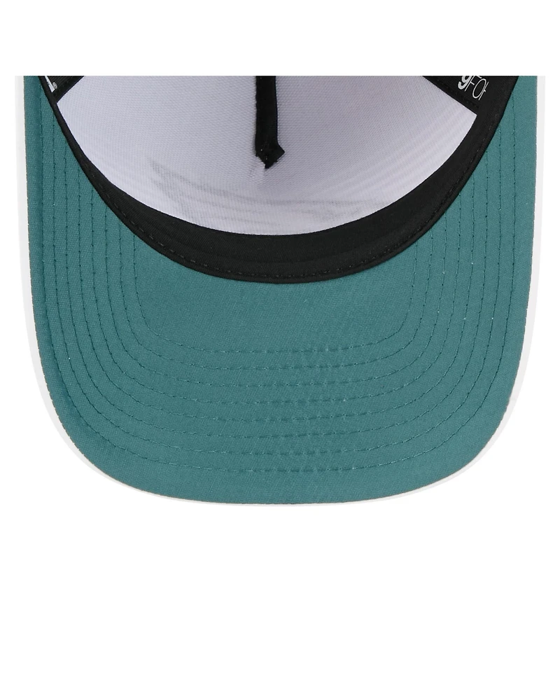 New Era Men's White/Midnight Green Philadelphia Eagles Adventure Gradient 9FORTY M-Crown A-Frame Adjustable Hat