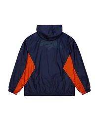 Mitchell Ness Men's Navy Denver Broncos Playmaker Full-Zip Windbreaker Jacket